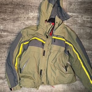 Descente Ski Coat Olive